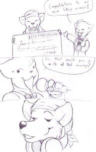 Rating: Safe Score: 0 Tags: 2010 anthro black_and_white bow_(feature) bow_tie canid canine canis clothing comic commentary dialogue domestic_cat drama duo e621 electronics english_text felid feline felis freckles_(artist) graphite_(artwork) headphones homeless humor kerchief lottery lupine_assassin male mammal microphone monochrome suit text the_truth traditional_media_(artwork) what wolf User: bunchy7s