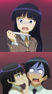 Rating: Safe Score: 0 Tags: accessory blush bodily_fluids duo e621 female gokou_ruri grandfathered_content hi_res human human_only impregnation mammal necktie not_furry ore_no_imouto_ga_konna_ni_kawaii_wake_ga_nai pregnancy_test purple_eyes shocked sweat unknown_artist unwanted_impregnation what User: bunchy7s