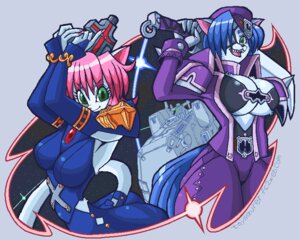 Rating: Safe Score: 0 Tags: 5:4 anthro big_breasts breasts canid canine digital_media_(artwork) domestic_cat duo e621 felid feline felis female gun holding_object holding_weapon mammal melee_weapon oekaki ramu ranged_weapon sword toysaurer weapon User: bunchy7s