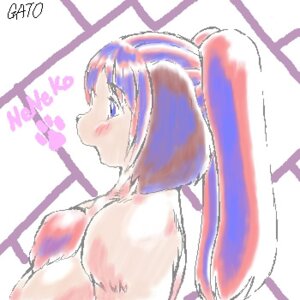 Rating: Questionable Score: 0 Tags: 1:1 agatoc anthro blush canid canine canis digital_media_(artwork) domestic_dog e621 female low_res mammal oekaki solo User: bunchy7s