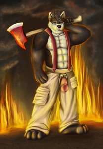 Rating: Explicit Score: 0 Tags: abs anthro athletic axe barefoot biceps big_muscles biped black_body black_fur black_hair black_nose blue_eyes bottomwear braces_(clothing) canid canine canis cargo_pants clothed clothing digital_media_(artwork) e621 feet fire fire_axe firefighter flamedramonuk front_view full-length_portrait fur genitals grey_body grey_fur grin hair half-erect hatchet humanoid_genitalia humanoid_penis looking_at_viewer male mammal melee_weapon muscular muscular_anthro muscular_male pants pecs penis penis_poking_out penis_through_fly portrait pose presenting smile smoke solo standing suspenders topless turnout_gear uniform weapon wolf User: bunchy7s Rating: Explicit Score: 0 Tags: abs anthro athletic axe barefoot biceps big_muscles biped black_body black_fur black_hair black_nose blue_eyes bottomwear braces_(clothing) canid canine canis cargo_pants clothed clothing digital_media_(artwork) e621 feet fire fire_axe firefighter flamedramonuk front_view full-length_portrait fur genitals grey_body grey_fur grin hair half-erect hatchet humanoid_genitalia humanoid_penis looking_at_viewer male mammal melee_weapon muscular muscular_anthro muscular_male pants pecs penis penis_poking_out penis_through_fly portrait pose presenting smile smoke solo standing suspenders topless turnout_gear uniform weapon wolf User: bunchy7s