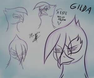 Rating: Safe Score: 0 Tags: 6:5 absurd_res angry avian beak disembodied_head e621 feathers female friendship_is_magic gilda_(mlp) gryphon hair hasbro hi_res mammal mishiranui-san monochrome my_little_pony mythological_avian mythological_creature mythology sketch solo spanish_text text User: bunchy7s