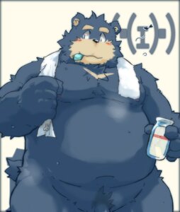 Rating: Explicit Score: 0 Tags: anthro bear belly big_belly blush condom condom_in_mouth e621 genitals kisukemk777 male mammal mouth_hold nude object_in_mouth overweight overweight_anthro overweight_male penis sauna sexual_barrier_device solo towel towel_around_neck User: bunchy7s