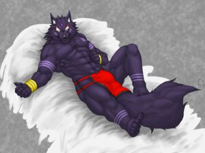 Rating: Questionable Score: 0 Tags: 5_toes abs anthro biceps big_muscles biped bottomwear bulge canid canine canis clothed clothing detailed e621 feet fur kemono loincloth looking_at_viewer lying male mammal muscular muscular_anthro muscular_male on_back pecs red_eyes simple_background solo tail toes tribal unavailable_at_source unknown_artist wolf wristband User: bunchy7s