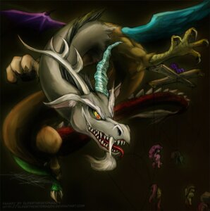 Rating: Safe Score: 0 Tags: 2011 antlers applejack_(mlp) blue_body blue_feathers chimera discord_(mlp) draconequus e621 earth_pony english_text equid equine feathered_wings feathers female feral fluttershy_(mlp) friendship_is_magic fur group hair hasbro horn horse male mammal membrane_(anatomy) membranous_wings multicolored_hair my_little_pony mythological_creature mythological_equine mythology pegasus pinkie_pie_(mlp) pony purple_body purple_fur purple_hair red_eyes slifertheskydragon solo_focus tail tail_tuft teeth text tuft twilight_sparkle_(mlp) two_tone_hair wings yellow_body yellow_feathers User: bunchy7s