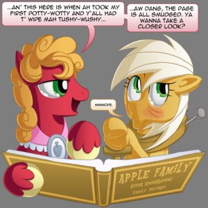 Rating: Safe Score: 0 Tags: 1:1 2014 alpha_channel berrypawnch big_macintosh_(mlp) blonde_hair blush book curly_hair dialogue duo e621 earth_pony english_text equid equine female friendship_is_magic goldie_delicious_(mlp) green_eyes hair hasbro horse male mammal my_little_pony personality_swap pony simple_background text transparent_background User: bunchy7s