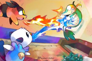 Rating: Safe Score: 0 Tags: 3:2 ambiguous_gender e621 fire generation_5_pokemon group nintendo oshawott pokemon pokemon_(species) snivy starter_trio super-tuler tail tepig water User: bunchy7s