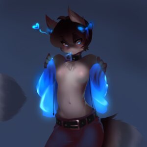 Rating: Questionable Score: 0 Tags: 1:1 5_fingers ahoge anthro areola bare_breasts barely_visible_nipples bassariscus belt big_tail black_hair blue_background blue_clothing blush bottomwear bow_(feature) bow_tie breasts chest_tuft clothed clothing collar condom condom_in_mouth countershading digital_media_(artwork) e621 ears_up facial_tuft female fingers fluffy fluffy_tail fur glistening glistening_eyes glowing grey_body grey_fur hair heart_symbol hi_res hoodie huge_tail jacket kanel mammal mouth_hold navel nina_(dre621) nipples object_in_mouth open_clothing open_jacket open_topwear pants partially_clothed pink_nose portrait presenting presenting_breasts procyonid ring-tailed_cat seductive sexual_barrier_device short_hair simple_background slim small_breasts solo stripes tail text three-quarter_portrait topwear translucent translucent_clothing tuft undressing unused_condom wrapped_condom User: bunchy7s