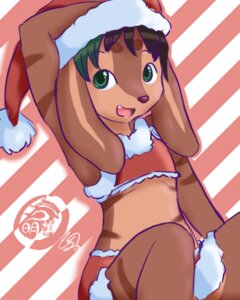 Rating: Safe Score: 0 Tags: 2013 4:5 big_ears bottomwear cainethelongshot christmas christmas_clothing christmas_headwear clothed clothing e621 ezzie female flat_chested floppy_ears green_eyes hair hat headgear headwear holidays lagomorph leporid looking_at_viewer lop_ears mammal rabbit santa_hat short_hair skirt smile solo User: bunchy7s