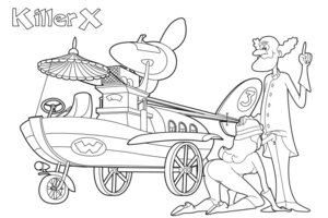 Rating: Explicit Score: 0 Tags: blowjob fellatio female killerx monochrome naked_female pat_pending penelope_pitstop professor_pat_pending ring-a-ding_convert-a-car rule34 wacky_races User: bunchy7s
