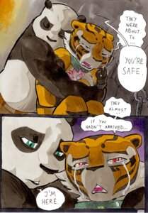 Rating: Safe Score: 0 Tags: 2012 anthro bear better_late_than_never bodily_fluids collar comic crying daigaijin dialogue dreamworks e621 english_text eyes_closed felid female giant_panda hug kung_fu_panda male mammal master_po_ping master_tigress nude painting_(artwork) pantherine red_eyes slightly_chubby tears text tiger traditional_media_(artwork) traditional_painting_(artwork) traditional_watercolor_(artwork) watercolor_(artwork) User: bunchy7s