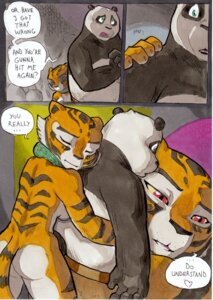 Rating: Questionable Score: 0 Tags: 2013 anthro bear better_late_than_never blush breasts butt collar comic contact_onomatopoeia daigaijin dialogue dreamworks duo e621 english_text felid female giant_panda green_eyes heart_after_text heart_symbol hug kung_fu_panda linked_speech_bubble lol_comments male mammal master_po_ping master_tigress nude onomatopoeia open_mouth painting_(artwork) pantherine patting patting_shoulder question red_eyes slightly_chubby sound_effects speech_bubble split_dialogue tail talking_to_another text text_with_heart tiger traditional_media_(artwork) traditional_painting_(artwork) traditional_watercolor_(artwork) watercolor_(artwork) User: bunchy7s