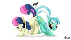 Rating: Safe Score: 0 Tags: 16:9 2013 ass_to_ass blue_eyes blue_hair bonbon_(mlp) bump cutie_mark digital_media_(artwork) duo e621 earth_pony equid equine female feral friendship_is_magic green_hair hair hasbro hi_res horn horse lyra_heartstrings_(mlp) mammal multicolored_hair my_little_pony mysticalpha mythological_creature mythological_equine mythology pink_hair pony simple_background two_tone_hair unicorn white_background white_hair widescreen yellow_eyes User: bunchy7s