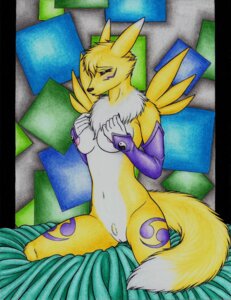 Rating: Explicit Score: 0 Tags: anthro breasts color digimon female female_only front_view fur furry furry_breasts furry_ears furry_tail kneeling nipples nude pussy renamon rule34 solo tagme tail User: bunchy7s