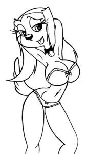 Rating: Questionable Score: 0 Tags: anthro big_breasts bra brandy_and_mr._whiskers brandy_harrington breasts canid canine canis clothed clothing disney domestic_dog e621 female innocenttazlet mammal monochrome panties pinup pose skimpy solo tail underwear User: bunchy7s