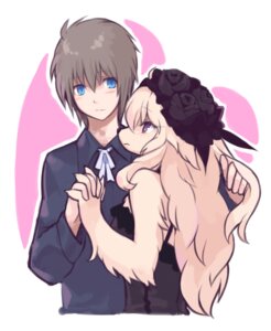 Rating: Safe Score: 0 Tags: 2011 bird_dog blue_eyes blush canid canine canis clothing domestic_dog dress duo e621 female golden_retriever hand_holding hat headgear headwear hover_hand human hunting_dog interlocked_fingers kemono male mammal purple_eyes retriever romantic romantic_couple simple_background wkar User: bunchy7s