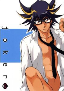 Rating: Questionable Score: 0 Tags: abs black_hair blonde_hair bottomless coat color dark_skin glasses human male male_only megane rule34 simple_background solo spiky_hair tagme tan_skin tie yu-gi-oh! yu-gi-oh!_5d's yusei_fudo User: bunchy7s