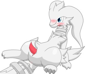 Rating: Explicit Score: 0 Tags: anus blue_eyes blush bodily_fluids dragon e621 erection feral generation_5_pokemon genitals legendary_pokemon male mythological_creature mythological_scalie mythology nintendo open_mouth penis pokemon pokemon_(species) reshiram scalie solo tears unknown_artist User: bunchy7s