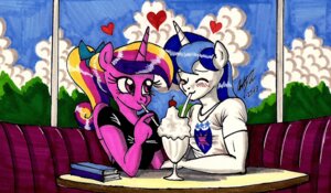 Rating: Safe Score: 0 Tags: 2013 anthro anthrofied beverage blue_hair blush book cherry clothing cloud dairy_products duo e621 equid equine eyes_closed feathered_wings feathers female food friendship_is_magic fruit hair hasbro heart_above_head heart_symbol horn inside male mammal milkshake multicolored_hair my_little_pony mythological_creature mythological_equine mythology newyorkx3 plant ponytail princess_cadance_(mlp) purple_eyes romantic romantic_ambiance romantic_couple shared_heart sharing sharing_beverage sharing_milkshake shining_armor_(mlp) sitting sky two_tone_hair unicorn whipped_cream winged_unicorn wings User: bunchy7s