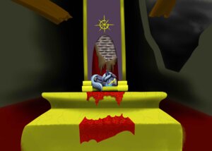 Rating: Safe Score: 0 Tags: blue_body blue_feathers chair crown detailed_background digital_media_(artwork) e621 equid equine feathered_wings feathers female feral friendship_is_magic furniture hasbro headgear horn kloudmutt mammal my_little_pony mythological_creature mythological_equine mythology princess_luna_(mlp) royalty ruins sad solo tail throne toony winged_unicorn wings User: bunchy7s