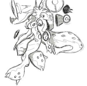 Rating: Safe Score: 0 Tags: abstract_art anthro breasts canid canine canis digital_media_(artwork) e621 female jmadoc low_res machine mammal mecha midair monochrome oekaki polyanthrope simple_background solo tail white_background wolf User: bunchy7s