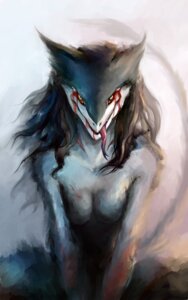 Rating: Questionable Score: 0 Tags: 5:8 anthro blood bodily_fluids breasts e621 female forked_tongue gorislav looking_at_viewer mammal nude rain_silves sergal solo tail tongue tongue_out User: bunchy7s