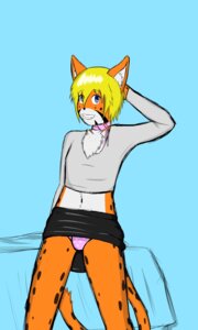 Rating: Questionable Score: 0 Tags: absurd_res anthro blonde_hair blue_eyes bottomwear bulge cheetah clothed clothing crossdressing e621 felid feline femboy fur hair hi_res iclare_krual leather leather_bottomwear leather_clothing leather_skirt male mammal orange_body orange_fur petkitten ribbons skirt solo spots tuft white_body white_fur User: bunchy7s Rating: Questionable Score: 0 Tags: absurd_res anthro blonde_hair blue_eyes bottomwear bulge cheetah clothed clothing crossdressing e621 felid feline femboy fur hair hi_res iclare_krual leather leather_bottomwear leather_clothing leather_skirt male mammal orange_body orange_fur petkitten ribbons skirt solo spots tuft white_body white_fur User: bunchy7s