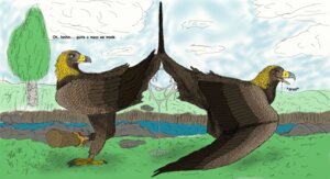 Rating: Explicit Score: 0 Tags: accipitrid accipitriform after_sex animal_genitalia avian avian_feet beak bird bodily_fluids claws cloaca cum dialogue duo e621 eagle english_text feet feral ferobird genital_fluids genitals golden_eagle hi_res male male/male sawyer_(ferobird) talons text toe_claws toes true_eagle User: bunchy7s