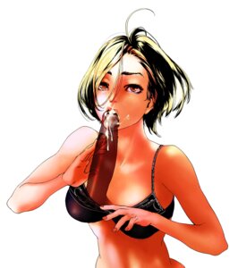 Rating: Explicit Score: 0 Tags: black_bra blonde_hair bra cum cum_in_mouth cum_on_tongue fellatio female highres lingerie magic_penis male nail_polish oral original penis red_eyes rule34 sammohung short_hair straight_hair tongue underwear User: bunchy7s