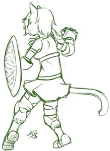 Rating: Safe Score: 0 Tags: 2013 abyssinian_cat anthro aogami armor chimangetsu clothing domestic_cat e621 felid feline felis female gauntlets gloves greaves handwear magical_girl_outfit mammal monochrome ribbons shield solo tail weapon yaris_(chimangetsu) User: bunchy7s