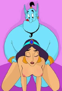 Rating: Explicit Score: 0 Tags: 1girls aladdin_(1992_disney_film) arabian blue_body disney disney_princess female genie_(aladdin) hands_on_hips human jasmine_(aladdin) male male_focus nipples non_human nude nude_female on_all_fours plain_background princess princess_jasmine royalty rule34 straight tongue tongue_out yaoinami User: bunchy7s