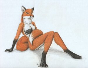 Rating: Questionable Score: 0 Tags: 2002 anthro breasts canid canine covering covering_self e621 featureless_breasts female fox gloves_(marking) knock-kneed looking_at_viewer mammal markings nude pajama_(artist) shy smile solo tail User: bunchy7s