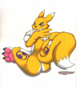 Rating: Questionable Score: 0 Tags: 2014 3_toes anthro bandai_namco barefoot big_breasts big_butt big_feet biped black_sclera blue_eyes boxice breasts butt canid canine claws digimon digimon_(species) e621 feet female fur glistening hi_res hindpaw long_ears looking_at_viewer looking_back mammal nipples nude on_ground pawpads paws presenting presenting_hindquarters renamon shadow side_boob simple_background sitting solo toe_claws toes white_background white_body white_fur yellow_body yellow_fur User: bunchy7s