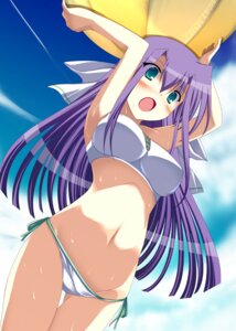 Rating: Explicit Score: 0 Tags: ball_(object) beach_ball bikini blush female ginga_nakajima green_eyes ibuki_pon long_hair lyrical_nanoha mahou_shoujo_lyrical_nanoha_strikers mizugi purple_hair rule34 side-tie_bikini solo swimsuit wet User: bunchy7s