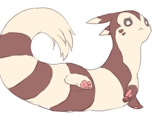Rating: Safe Score: 0 Tags: 4:3 ambiguous_gender digitigrade e621 feet furret generation_2_pokemon hindpaw long_tail looking_at_viewer lying mammal mustelid nintendo on_side pawpads paws pink_pawpads pokemon pokemon_(species) sasakurenotameni simple_background solo tail white_background User: bunchy7s
