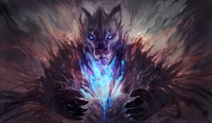 Rating: Safe Score: 0 Tags: anthro blue_eyes canid canine canis cheetahpaws clothing e621 front_view hi_res looking_at_viewer magic male mammal solo wolf User: bunchy7s