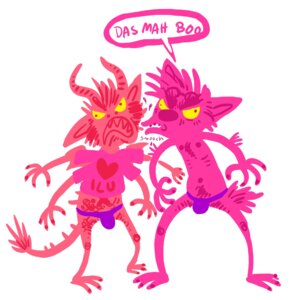 Rating: Questionable Score: 0 Tags: anthro blitzdrachen canid canine canis clothing dingo domestic_dog dragon duo e621 g-string ground-lion humor kiss_on_cheek kissing male mammal mythological_creature mythological_scalie mythology pink_body purple_body scalie tail toony underwear what User: bunchy7s Rating: Questionable Score: 0 Tags: anthro blitzdrachen canid canine canis clothing dingo domestic_dog dragon duo e621 g-string ground-lion humor kiss_on_cheek kissing male mammal mythological_creature mythological_scalie mythology pink_body purple_body scalie tail toony underwear what User: bunchy7s