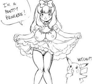 Rating: Explicit Score: 0 Tags: 1girls areola ash_ketchum ashley_(pokemon) bow breasts busty cleavage clothes clothing dialog dress english_text female front_view fur furry_ears game_freak genderswap hair hairbow human hypnosis interspecies long_hair looking_at_viewer male mind_control monochrome nintendo nipples nude open_eyes open_mouth p.chronos panties pikachu pointy_ears pokemon pokemon_(anime) pokemon_rgby pokephilia raised_tail rule34 rule_63 sketch skirt_lift source_request speech_bubble standing tail text torn_clothes voluptuous white_background User: bunchy7s