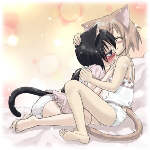 Rating: Questionable Score: 0 Tags: 1:1 animal_humanoid barefoot bed black_hair black_tail blush brown_hair brown_tail camisole cat_humanoid cat_tail clothed clothing duo e621 feet felid felid_humanoid feline feline_humanoid female female/female furniture hair hand_on_head hug humanoid humanoid_feet humanoid_on_humanoid long_hair mammal mammal_humanoid panties plantigrade ponytail short_hair soles tail topwear underwear white_camisole white_clothing white_hair white_panties white_topwear white_underwear you2 young User: bunchy7s