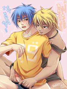 Rating: Explicit Score: 0 Tags: 2009 blonde_hair blue_hair blush censored erection fangs fondling groping hand_in_underwear handjob japanese_text jewelry lowres male male_only multiple_males necklace open_mouth penis pixelated plaster rule34 smile sweatdrop underwear usukawa yaoi User: bunchy7s
