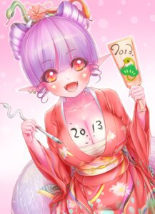 Rating: Safe Score: 0 Tags: 2013 accessory apode asian_clothing big_breasts blush body_writing breasts cleavage clothed clothing draconcopode dual_holding e621 ear_piercing east_asian_clothing fangs female floral floral_clothing floral_kimono floral_print flower flower_accessory flower_hair_accessory forked_tongue hair hair_accessory hi_res holding_object holidays humanoid humanoid_pointy_ears irudana japanese_clothing kanzashi kimono lamia legless looking_at_viewer monster_girl_(genre) new_year number number_on_body obi obijime open_mouth paddle piercing plant pointy_ears print_clothing print_kimono pupils purple_hair reptile scalie serpentine slit_pupils smile snake solo split_form teeth themed_object tongue writing_on_breasts year User: bunchy7s