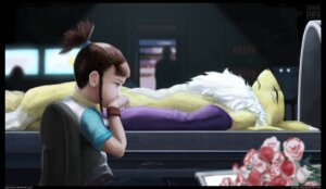 Rating: Safe Score: 0 Tags: anthro bandai_namco bodily_fluids brown_hair canid canine chest_tuft clothed clothing crying death digimon digimon_(species) e621 eyes_closed facial_markings female flower fur group hair head_markings hi_res human lying mammal markings plant ponytail realistic renamon sad short_hair sitting tears text tuft url white_body white_fur yellow_body yellow_fur zombie-d0g User: bunchy7s