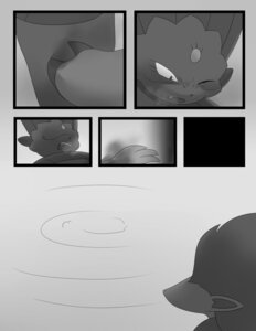 Rating: Safe Score: 0 Tags: anthro canid canine comic e621 english_text generation_4_pokemon generation_5_pokemon graphite_(artwork) greyscale hi_res male mammal monochrome multiple_scenes nintendo one_eye_closed pokemon pokemon_(species) semi-anthro snow tderek99 text traditional_media_(artwork) underwater water weavile winter zoroark User: bunchy7s