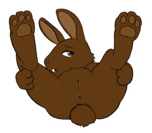 Rating: Explicit Score: 0 Tags: e621 female feral genitals lagomorph leporid looking_at_viewer mammal pokochi rabbit simple_background solo spread_legs spreading vulva white_background User: bunchy7s