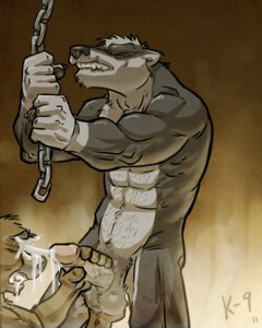 Rating: Explicit Score: 0 Tags: 4:5 anthro badger ball_fondling balls bite biting_lip biting_own_lip bodily_fluids canid canine chain cum cum_on_face cumshot dripping duncan_(k-9) duo e621 ejaculation erection fondling genital_fluids genitals handjob hermit_badger humanoid_genitalia humanoid_penis k-9 lips male male/male mammal muscular mustelid musteline nude orgasm penile penis self_bite sex vein User: bunchy7s