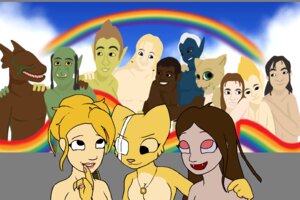Rating: Questionable Score: 0 Tags: animated animated_gif anthro bethesda_game_studios e621 felid female female/female group human katia_managan khajiit mammal microsoft nah_(prequel) nude oblivion painting_(object) prequel_adventure rainbow rainbow_arch short_playtime sigrid_(oblivion) the_elder_scrolls undead unknown_artist vampire User: bunchy7s