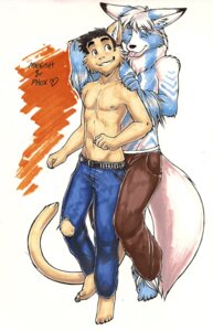 Rating: Questionable Score: 0 Tags: 2006 anthro barefoot blue_bottomwear blue_clothing bottomwear brown_bottomwear brown_clothing clothed clothing digital_media_(artwork) domestic_cat duo e621 feet felid feline felis hi_res male male/male mammal marker_(artwork) meesh meesh_(character) pants romantic romantic_couple simple_background tail topless traditional_media_(artwork) User: bunchy7s Rating: Questionable Score: 0 Tags: 2006 anthro barefoot blue_bottomwear blue_clothing bottomwear brown_bottomwear brown_clothing clothed clothing digital_media_(artwork) domestic_cat duo e621 feet felid feline felis hi_res male male/male mammal marker_(artwork) meesh meesh_(character) pants romantic romantic_couple simple_background tail topless traditional_media_(artwork) User: bunchy7s
