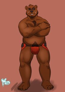 Rating: Questionable Score: 0 Tags: 2013 anthro bear biceps big_muscles body_hair brown_bear bulge chest_hair clothing e621 eyewear fur glasses grizzly_bear horrorbuns jockstrap looking_at_viewer male mammal muscular muscular_anthro muscular_male simple_background slightly_chubby solo underwear ursine User: bunchy7s Rating: Questionable Score: 0 Tags: 2013 anthro bear biceps big_muscles body_hair brown_bear bulge chest_hair clothing e621 eyewear fur glasses grizzly_bear horrorbuns jockstrap looking_at_viewer male mammal muscular muscular_anthro muscular_male simple_background slightly_chubby solo underwear ursine User: bunchy7s