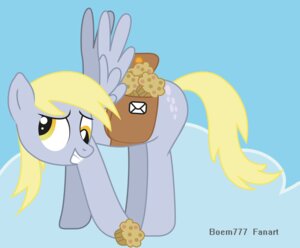 Rating: Safe Score: 0 Tags: boem777 cutie_mark derpy_hooves_(mlp) e621 equid equine feathered_wings feathers female feral food friendship_is_magic grey_body grey_feathers hasbro mammal muffin my_little_pony mythological_creature mythological_equine mythology pegasus quadruped solo tail wings User: bunchy7s