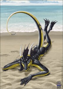 Rating: Questionable Score: 0 Tags: anthro aquatic aquatic_dragon beach biped butt centrifuge detailed_background dragon e621 feet fin fin_frill frill_(anatomy) head_crest head_frill horn looking_at_viewer lying male membrane_(anatomy) membranous_frill mythological_creature mythological_scalie mythology on_front outside sand scalie sea seaside seductive sky solo tail toes tongue ultraviolet water webbed_feet webbed_hands wingless_dragon User: bunchy7s